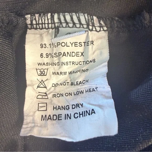 Black Velvety Lace Trim Bootcut Hippie Bohemian Festival Artsy Stretchy Pant M - Picture 7 of 10